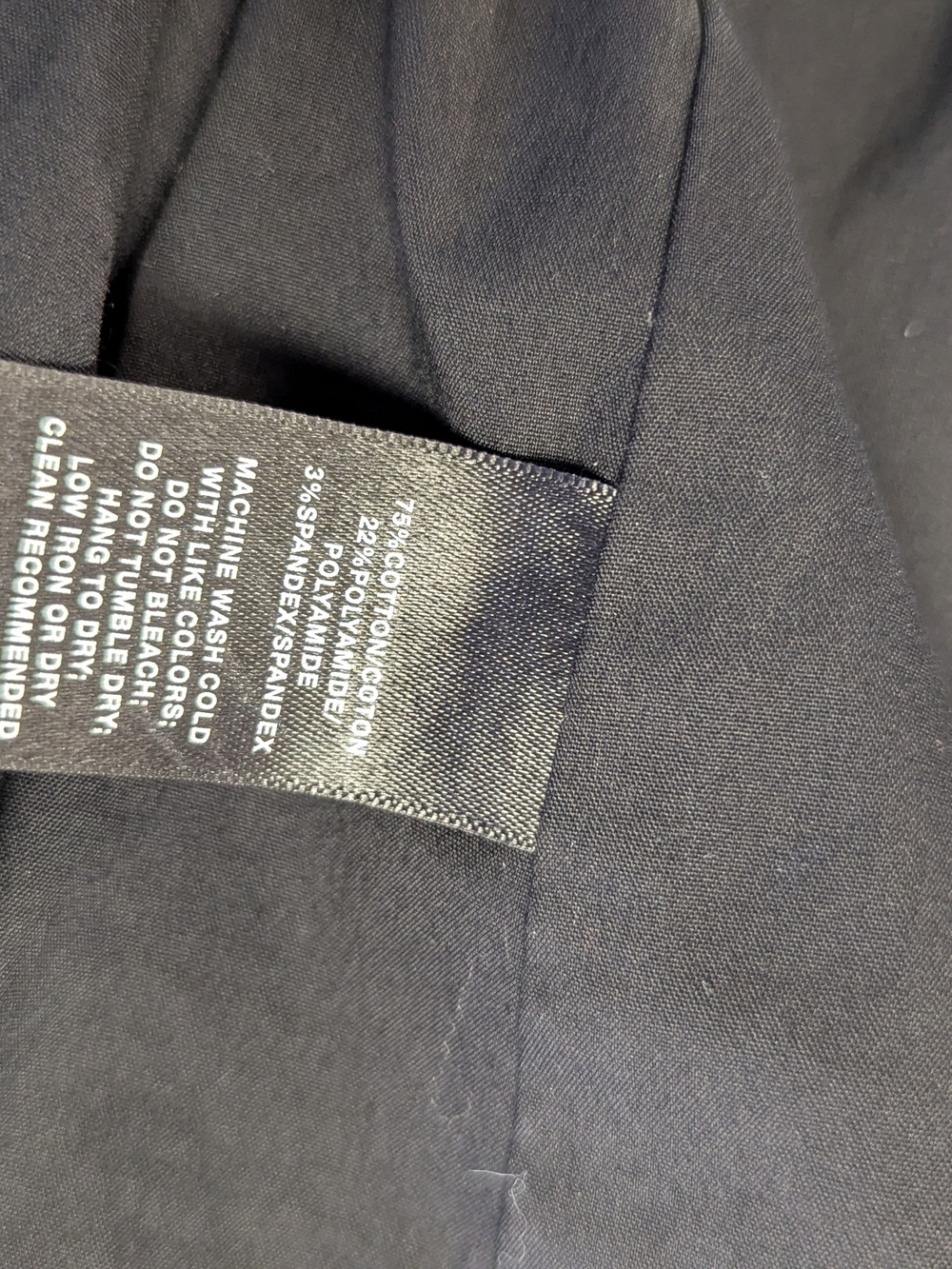 00072 Lafayette 148 NY Poplin Trench Jacket Black size 3X preppy minimalist - Picture 8 of 9